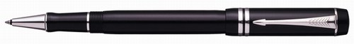 Parker Duofold Black Platimun Trim Roller Ball